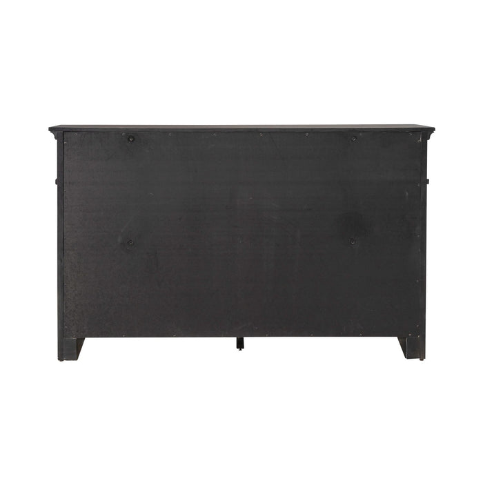 Paradise Valley 8 Drawer Dresser in Saddle Brown