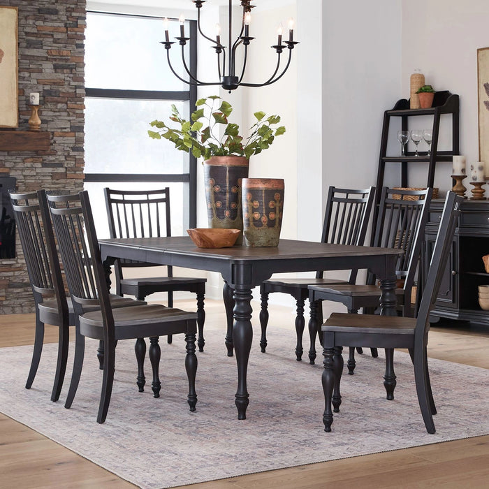 Magnolia Manor Opt 7 Piece Leg Table Set image
