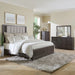 Modern Edge King California Uph Bed, Dresser & Mirror, Chest image
