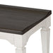 Allyson Park Wood Seat Bench in Wirebrushed White image