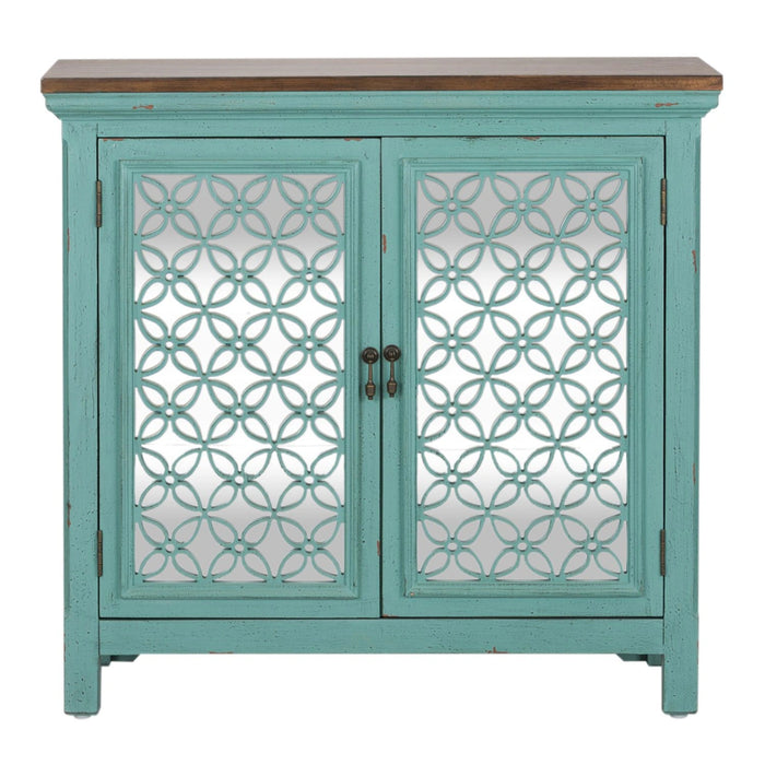 Kensington 2 Door Accent Cabinet in Turquoise image
