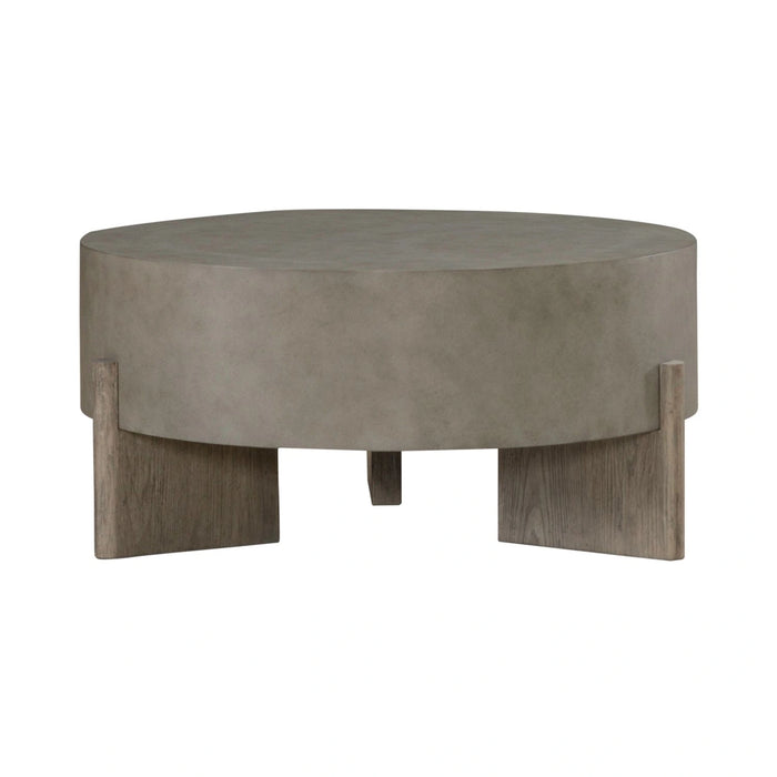 Affinity Cocktail Table in Dusty Taupe with Concrete Top image