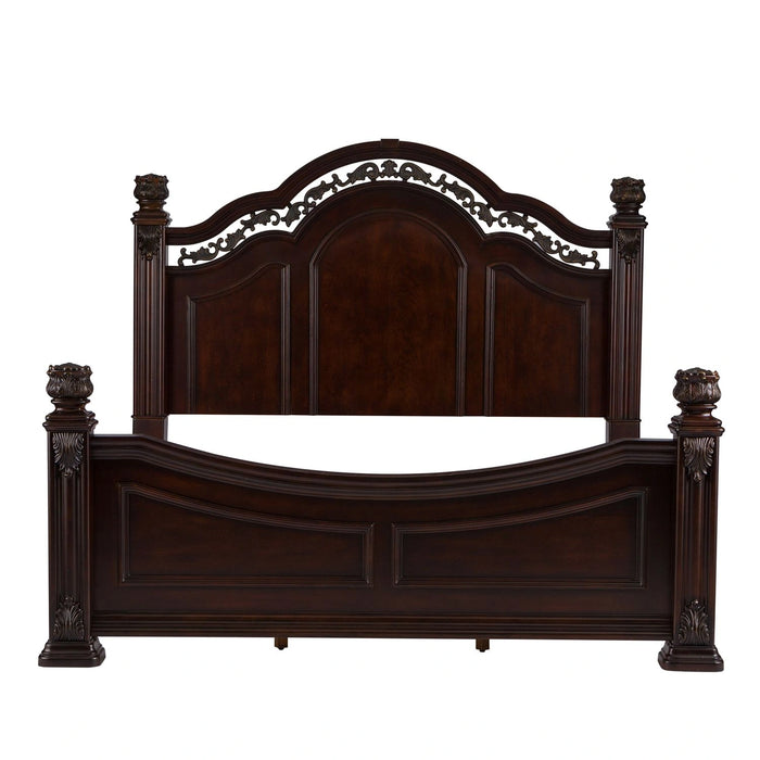Messina Estates Poster Bed, Dresser & Mirror, Chest image