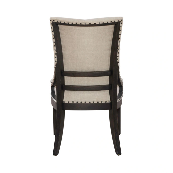 Americana Farmhouse Uph Shelter Side Chair- Black (RTA) image