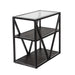 Arista Chair Side Table in Cobblestone Brown image