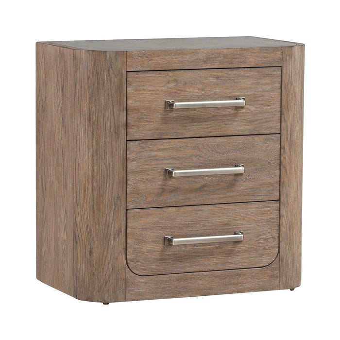 South Bend Nightstand w/ Charging Station in Burnished Clay image