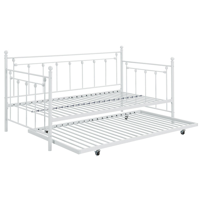 Nocus Spindle Metal Twin Daybed with Trundle image
