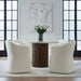 Accent Dining Accent Dining Chair w/ Casters - Ivory image