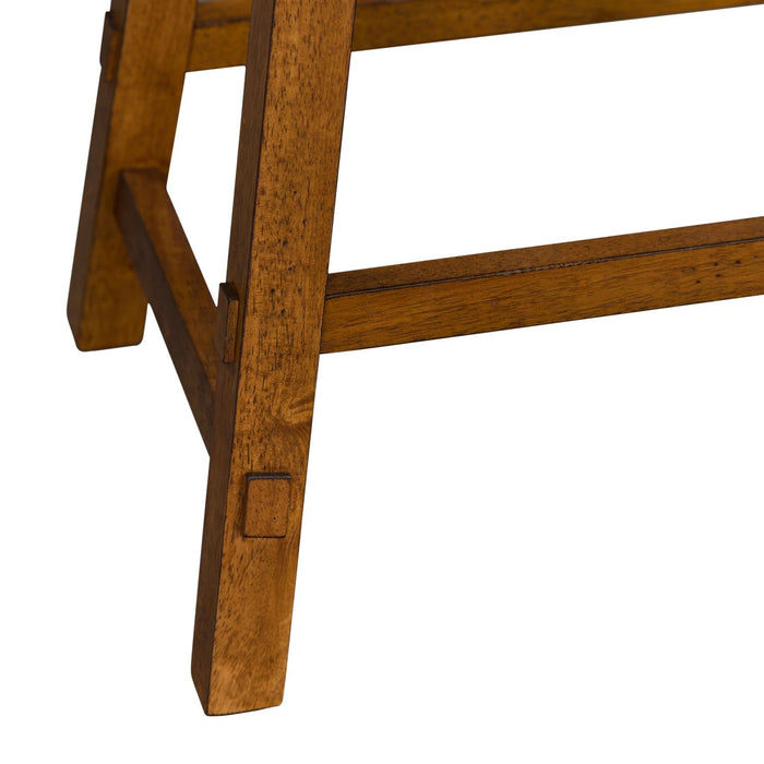 Creations 24 Inch Sawhorse Counter Stool - Tobacco (RTA) image