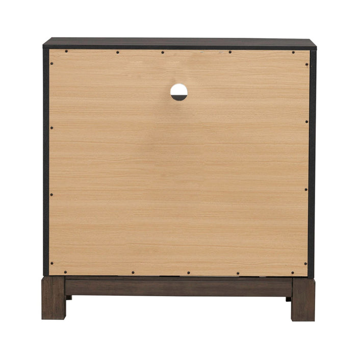 Modern Edge Bedside Chest w/ Charging Station