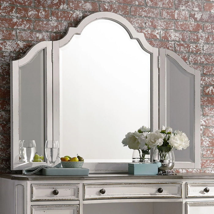 Magnolia Manor Vanity Mirror in Antique White image