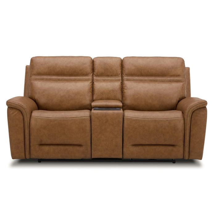 Cooper Loveseat w/Console P3 & ZG in Camel image