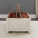 Farmhouse Reimagined Storage Trunk in Antique White image