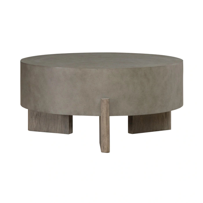 Affinity Cocktail Table in Dusty Taupe with Concrete Top image