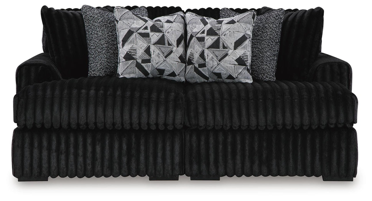 Midnight-Madness Super Chaise - Onyx