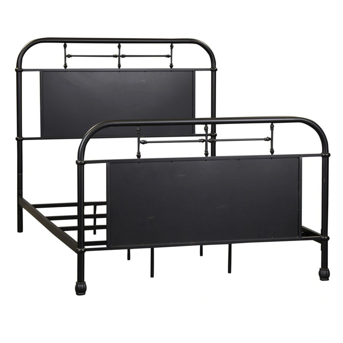 Vintage Series Metal Bed in Black image