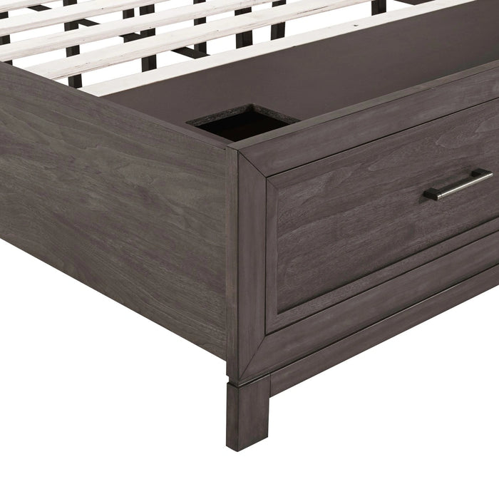 Modern Edge Storage Footboard w/ Slat Roll image
