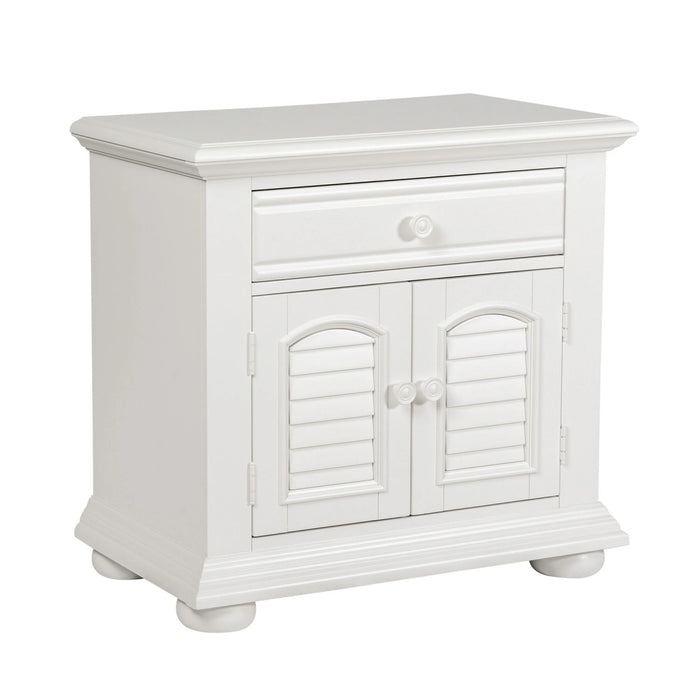 Summer House 1 Drawer Nightstand in Oyster White image