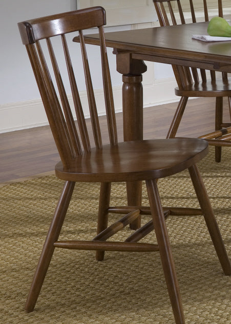 Liberty Furniture Creations II Copenhagen Side Chair in Tobacco Finish (Set of 2)