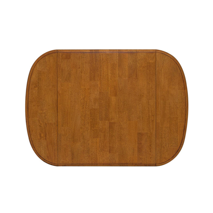 Creations II Drop Leaf Table in Tobacco Finish