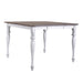 Ocean Isle Gathering Table in Antique White with Weathered Pine image