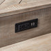 Parkland Falls Console Bar Table in Weathered Taupe image