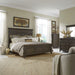 Paradise Valley King Panel Bed, Dresser & Mirror, Chest image
