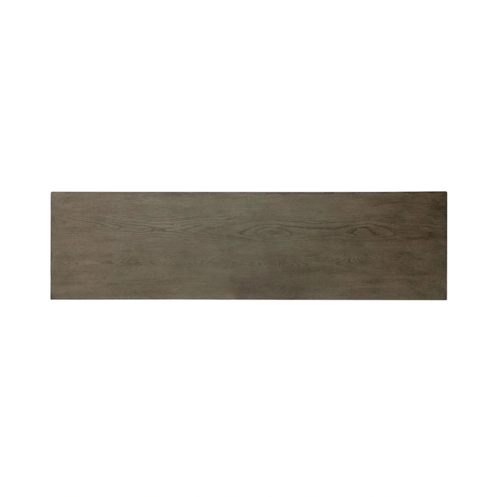 Americana Farmhouse 9 Drawer Dresser in Dusty Taupe and Black image