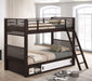 Oliver Twin Over Twin Bunk Bed Java image