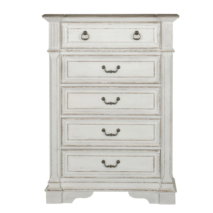 Abbey Park Drawer Chest in Antique White image