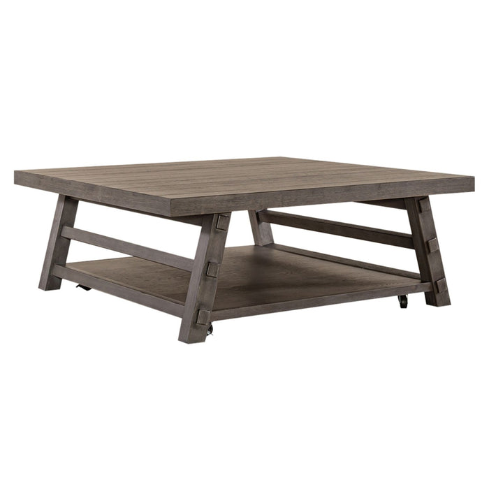 Modern Farmhouse Oversized Square Cocktail Table