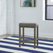 Hayden Way Uph Console Stool in Gray image