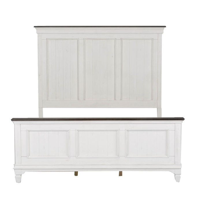 Allyson Park Queen Panel Bed, Dresser & Mirror, Night Stand