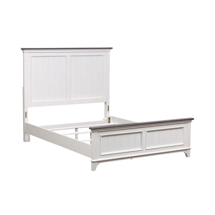 Allyson Park Full Panel Bed, Dresser & Mirror