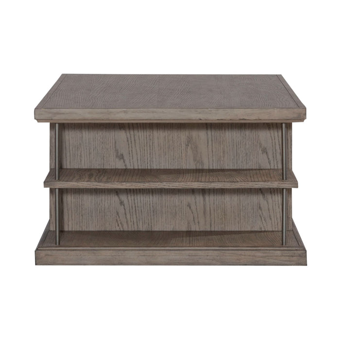 City Scape Cocktail Table in White Oak Veneers