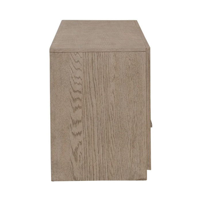 Liberty Furniture City Scape Entertainment TV Console in Burnished Beige