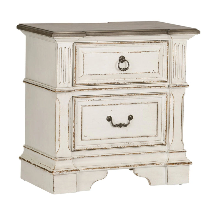 Abbey Park Panel Bed, Dresser & Mirror, Chest, Night Stand image