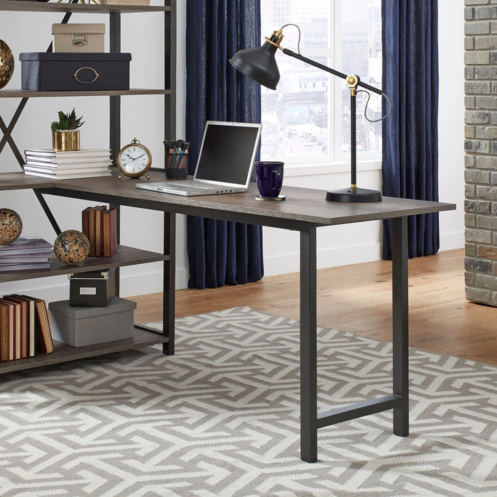 Tanners Creek Desk Top and End Panel in Greystone image