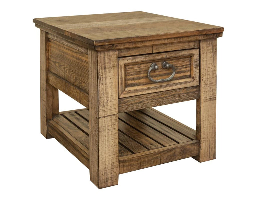 Montana 1 Drawer, Chair Side Table