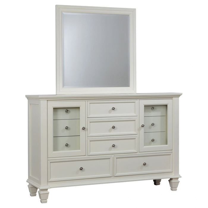 Sandy Beach Dresser with Mirror