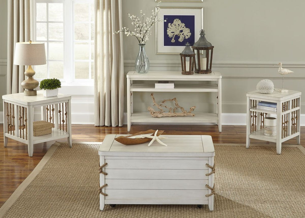 Liberty Furniture Dockside II Sofa Table in White