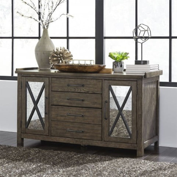Liberty Sonoma Road Small Credenza in Weather Beaten Bark