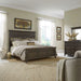 Paradise Valley King California Panel Bed, Dresser & Mirror image