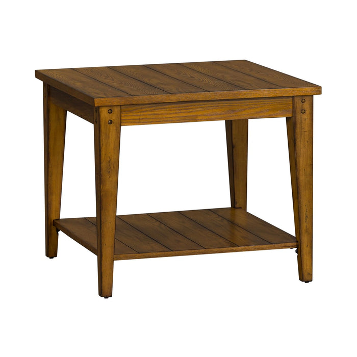 Lake House Square Lamp Table image