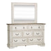 Abbey Park Uph Sleigh Bed, Dresser & Mirror, Chest image