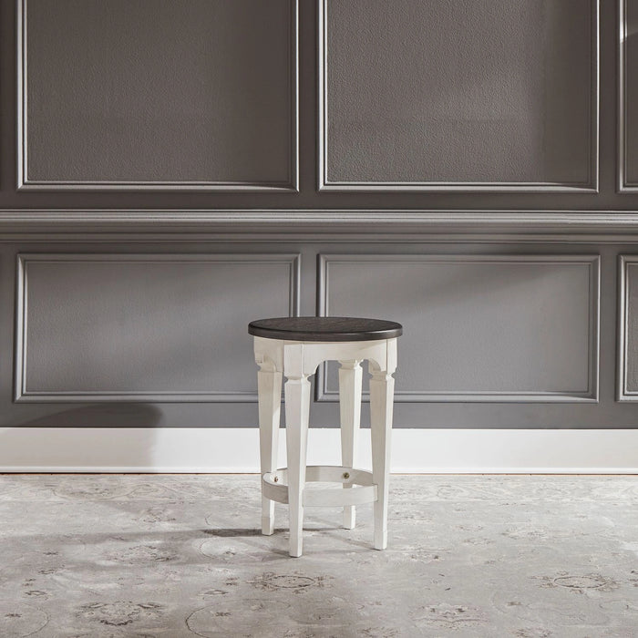 Allyson Park Console Stool in Wirebrushed White image