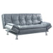 Dilleston Tufted Back Upholstered Sofa Bed Grey image