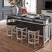 Allyson Park Console Stool in Wirebrushed White image