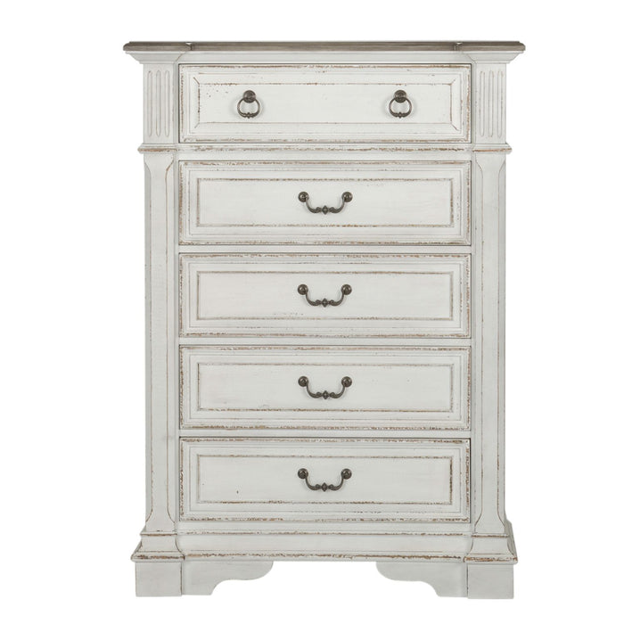Abbey Park Drawer Chest in Antique White image