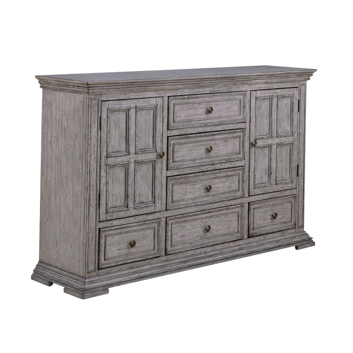 Big Valley 2 Door 6 Drawer Dresser image